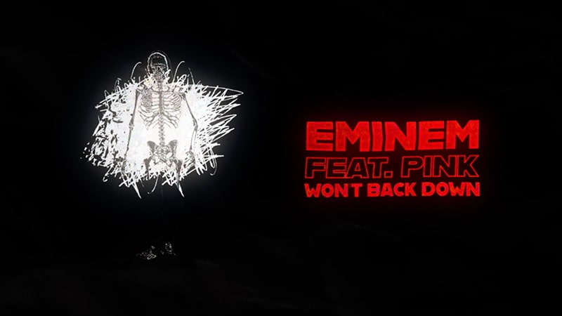 Eminem - Won't Back Down (Ft. P!nk) [Lyric Video] ft. P!nk 